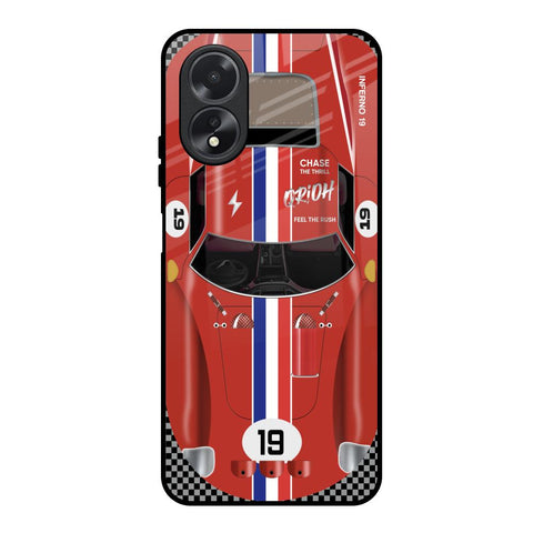 Racing Vintage Glossy Case for Oppo A38