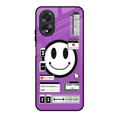 Code with Smile Glossy Case for Oppo A38