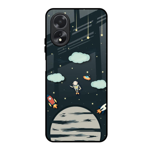 Astronaut Dream Glossy Case For Oppo A38