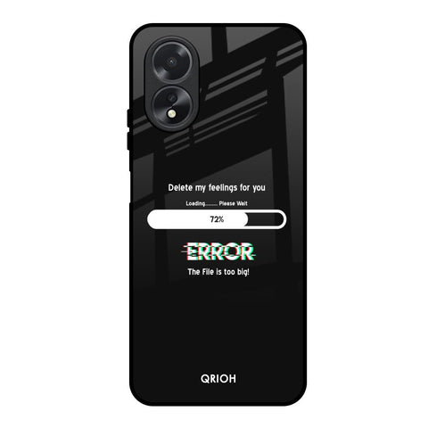 Error Glossy Case for Oppo A38