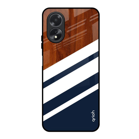 Bold Stripes Glossy Case for Oppo A38