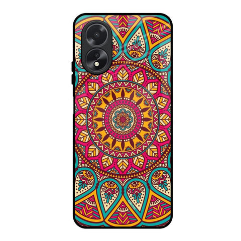 Elegant Mandala Glossy Case for Oppo A38