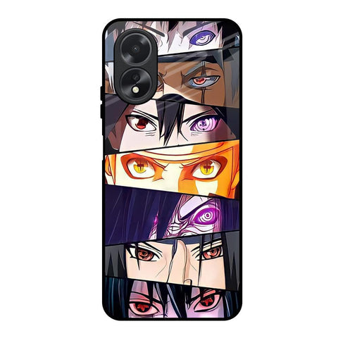 Anime Eyes Glossy Case for Oppo A38
