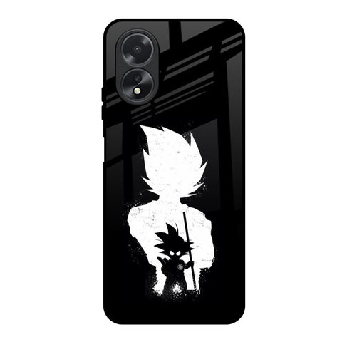 Monochrome Goku Glossy Case for Oppo A38