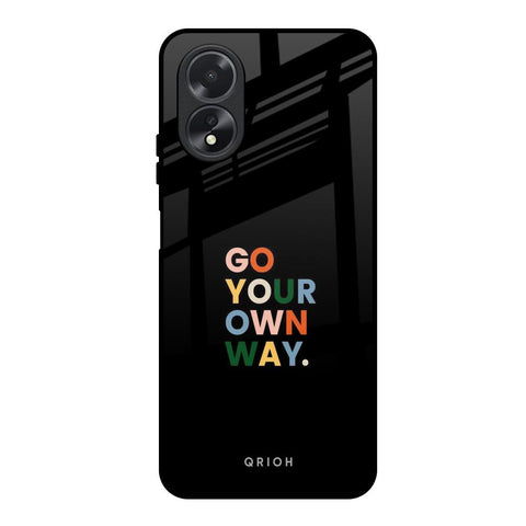 Go Your Own Way Glossy Case for Oppo A38