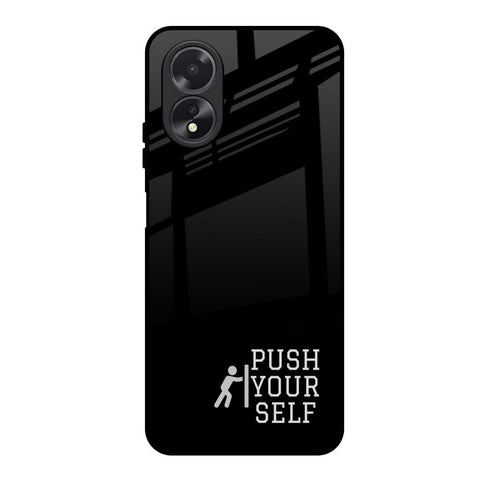 Push Your Self Glossy Case for Oppo A38