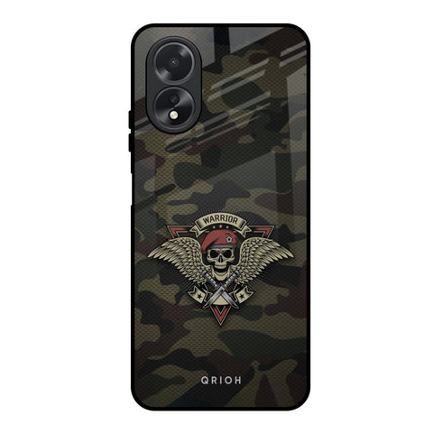 Army Warrior Glossy Case for Oppo A38