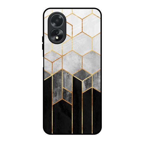 Tricolor Pattern Glossy Case for Oppo A38