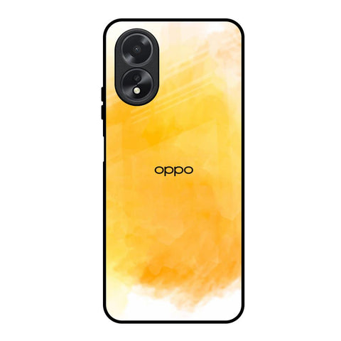 Rustic Orange Glossy Case for Oppo A38