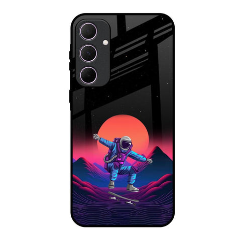 Retro Astronaut Glossy Case for Samsung Galaxy A35 5G