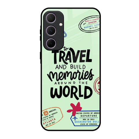 Travel Stamps Glossy Case for Samsung Galaxy A35 5G
