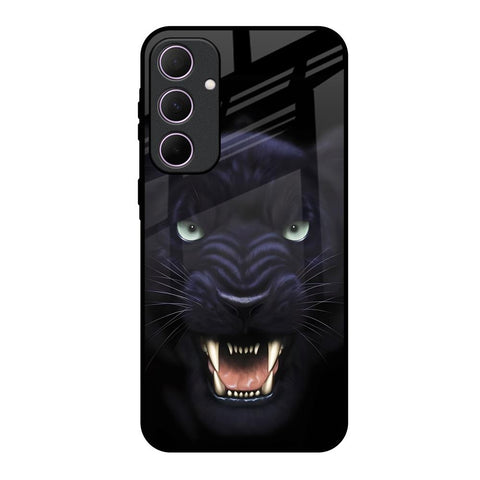 Angry Black Leopard Glossy Case for Samsung Galaxy A35 5G