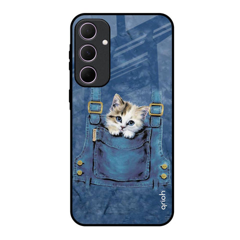 Kitty In Pocket Glossy Case For Samsung Galaxy A35 5G