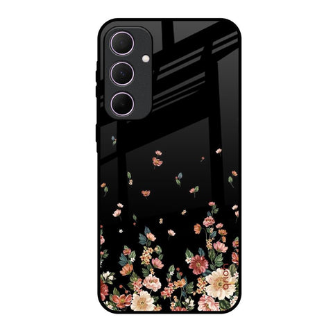 Floating Floral Print Glossy Case for Samsung Galaxy A35 5G