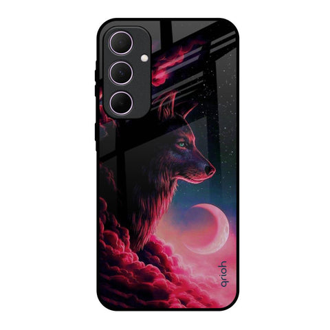 Moon Wolf Glossy Case for Samsung Galaxy A35 5G