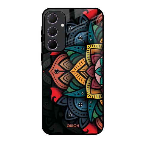 Retro Gorgeous Flower Glossy Case for Samsung Galaxy A35 5G