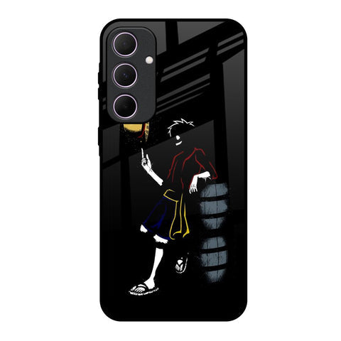 Luffy Line Art Glossy Case for Samsung Galaxy A35 5G