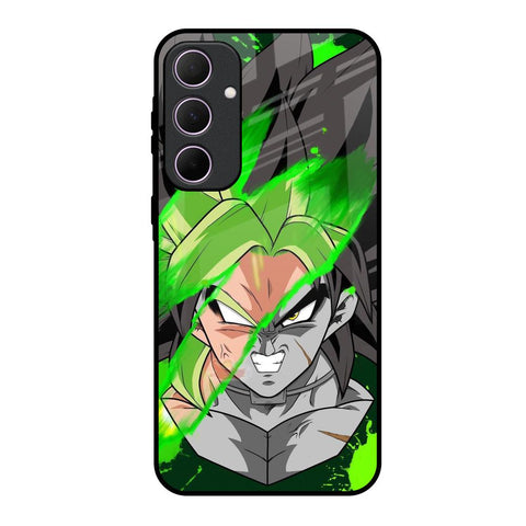 Anime Green Splash Glossy Case for Samsung Galaxy A35 5G