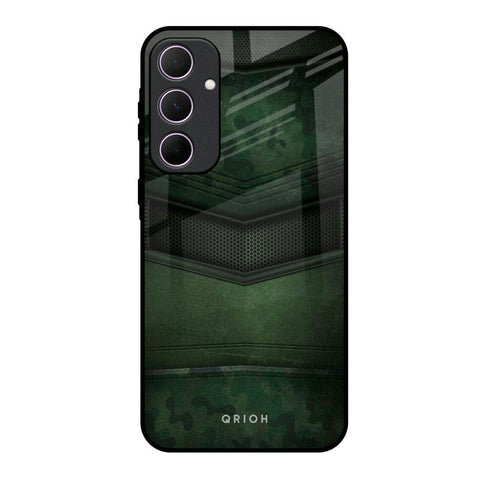 Green Leather Glossy Case for Samsung Galaxy A35 5G