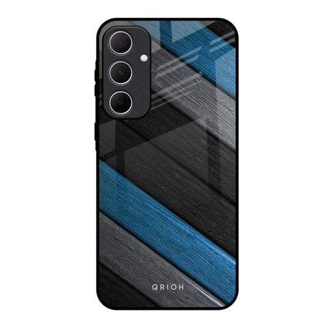 Multicolor Wooden Effect Glossy Case for Samsung Galaxy A35 5G