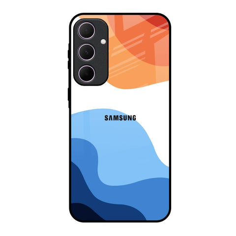 Wavy Color Pattern Glossy Case for Samsung Galaxy A35 5G
