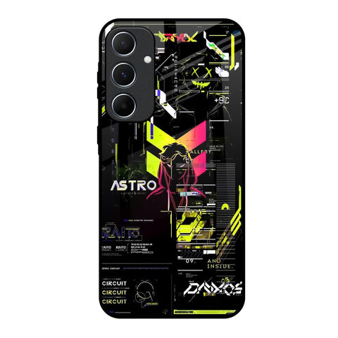 Astro Glitch Glossy Case for Samsung Galaxy A55 5G