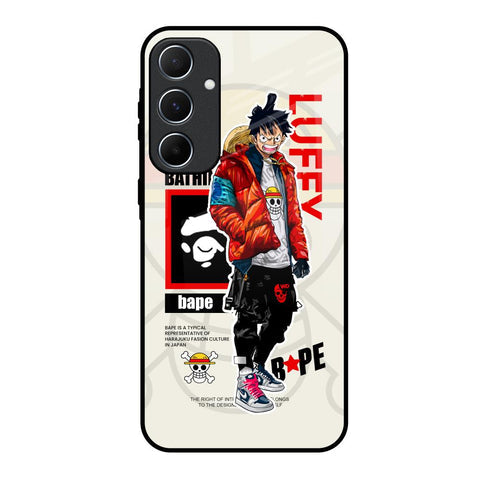 Bape Luffy Glossy Case for Samsung Galaxy A55 5G