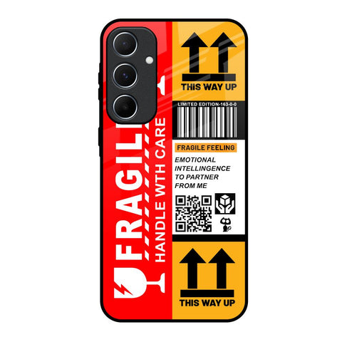 Handle With Care Glossy Case for Samsung Galaxy A55 5G