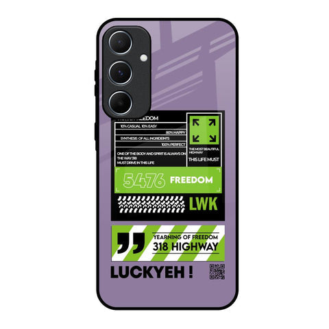 Run & Freedom Glossy Case for Samsung Galaxy A55 5G