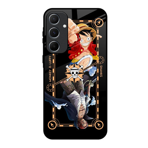 Shanks & Luffy Glossy Case for Samsung Galaxy A55 5G