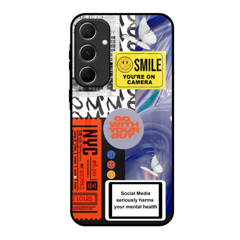 Smile for Camera Glossy Case for Samsung Galaxy A55 5G
