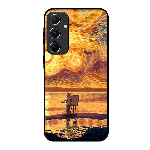 Sunset Vincent Glossy Case for Samsung Galaxy A55 5G