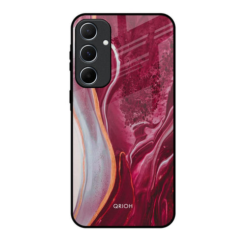 Crimson Ruby Glossy Case for Samsung Galaxy A55 5G