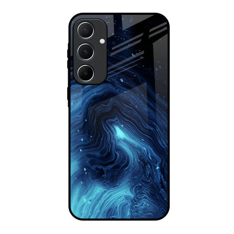 Dazzling Ocean Gradient Glossy Case For Samsung Galaxy A55 5G
