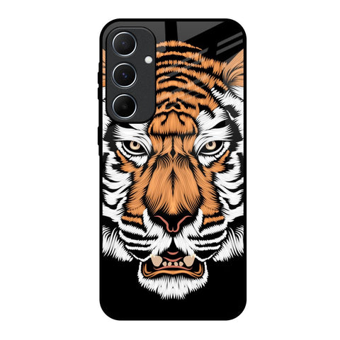 Angry Tiger Glossy Case For Samsung Galaxy A55 5G
