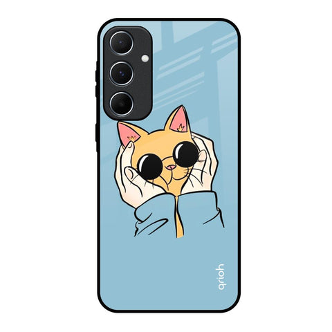 Adorable Cute Kitty Glossy Case For Samsung Galaxy A55 5G