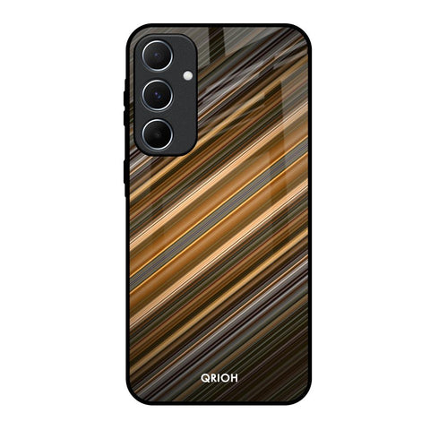 Diagonal Slash Pattern Glossy Case for Samsung Galaxy A55 5G