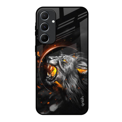 Aggressive Lion Glossy Case for Samsung Galaxy A55 5G