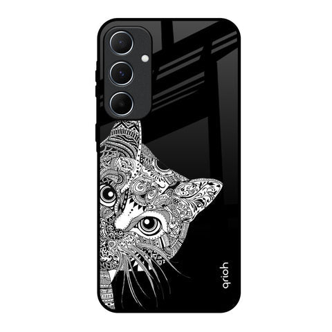 Kitten Mandala Glossy Case for Samsung Galaxy A55 5G