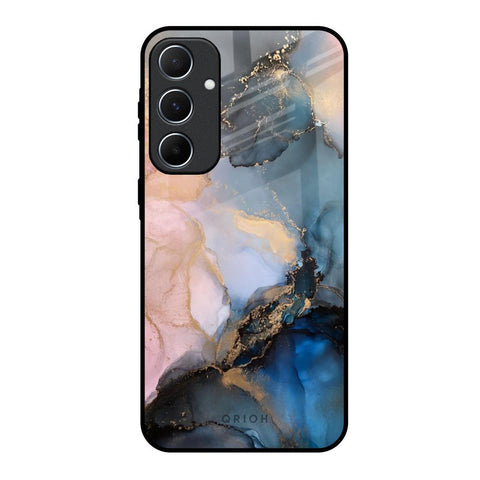 Marble Ink Abstract Glossy Case for Samsung Galaxy A55 5G