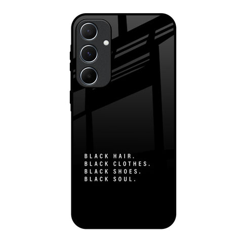 Black Soul Glossy Case for Samsung Galaxy A55 5G