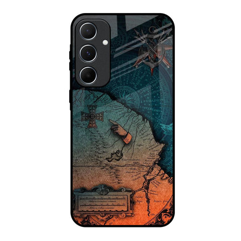Geographical Map Glossy Case for Samsung Galaxy A55 5G