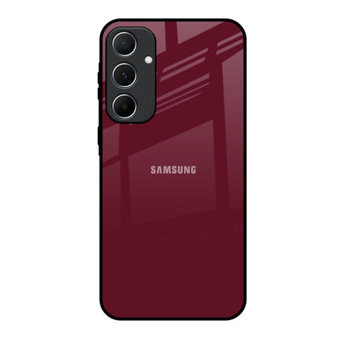 Classic Burgundy Glossy Case for Samsung Galaxy A55 5G