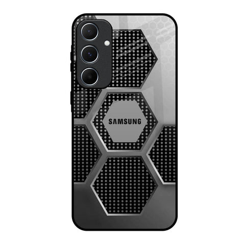 Hexagon Style Glossy Case For Samsung Galaxy A55 5G