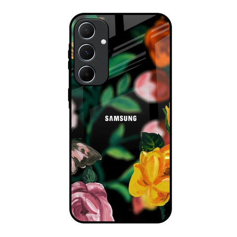 Flowers & Butterfly Glossy Case for Samsung Galaxy A55 5G