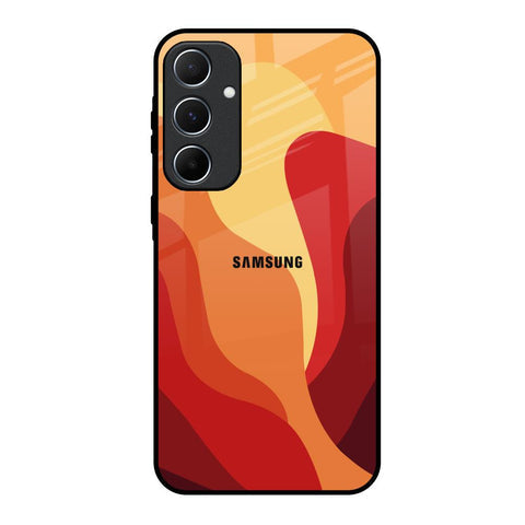 Magma Color Pattern Glossy Case for Samsung Galaxy A55 5G