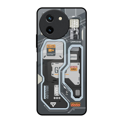 Retro Futuristic Glossy Case for Vivo T3X 5G