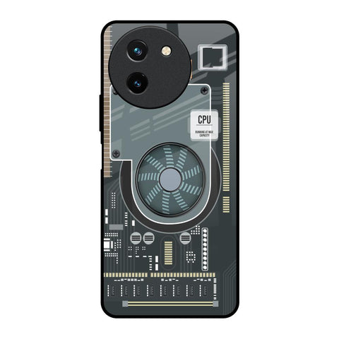 Motherboard Circuit Glossy Case for Vivo T3X 5G