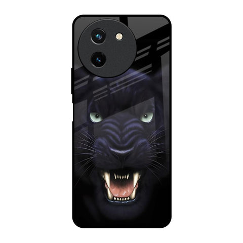 Angry Black Leopard Glossy Case for Vivo T3X 5G