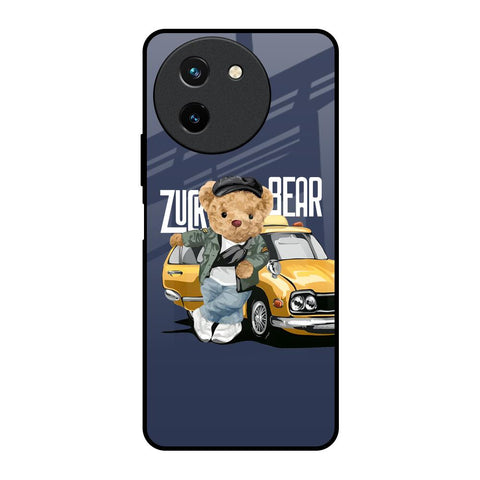 Adventurous Bear Glossy Case for Vivo T3X 5G